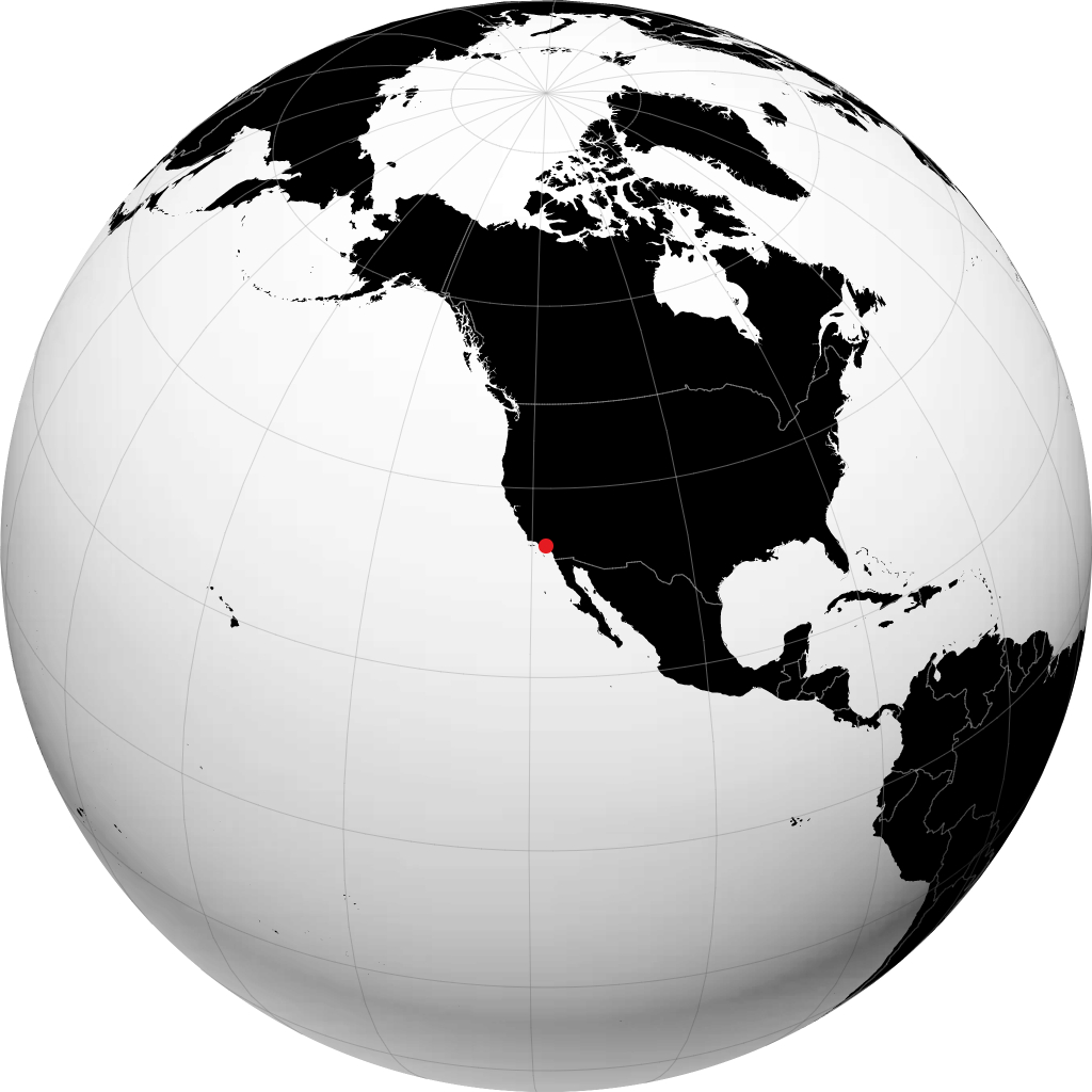 South Gate on the globe
