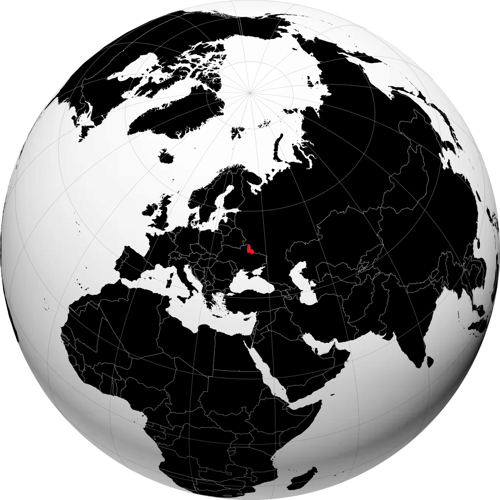Sums'ka Oblast' on the globe