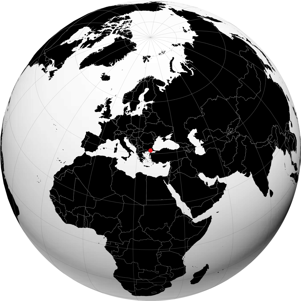 Uzun Keupru on the globe