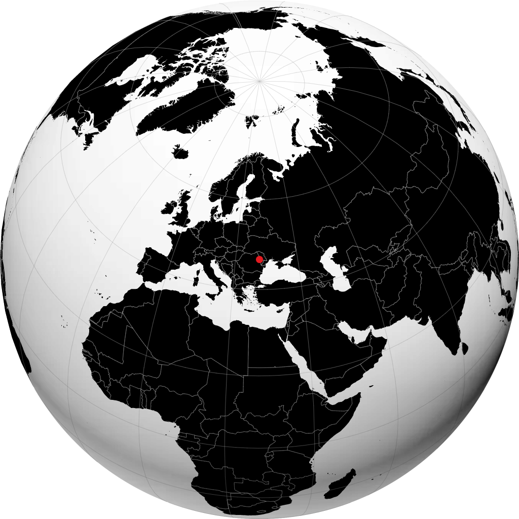 Vaslui on the globe