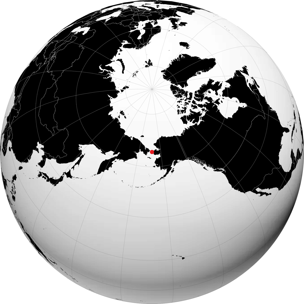 Wales on the globe