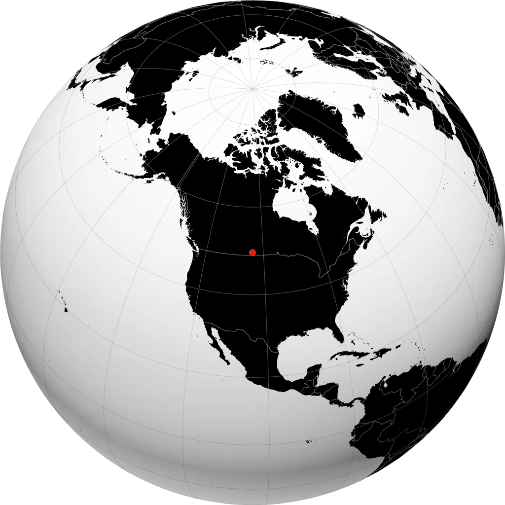 Weyburn on the globe