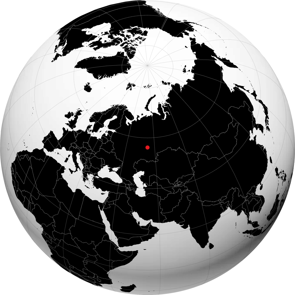 Yanaul on the globe