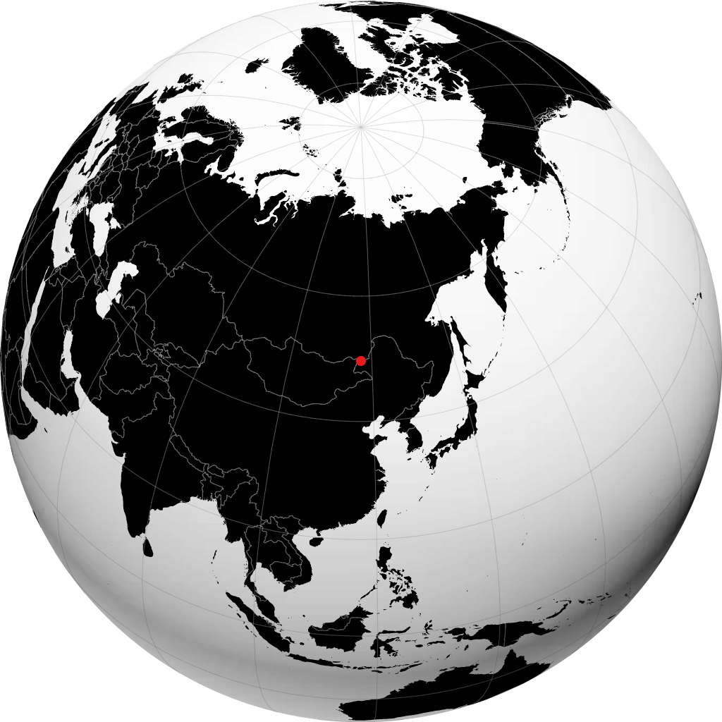 Zabaykalsk on the globe