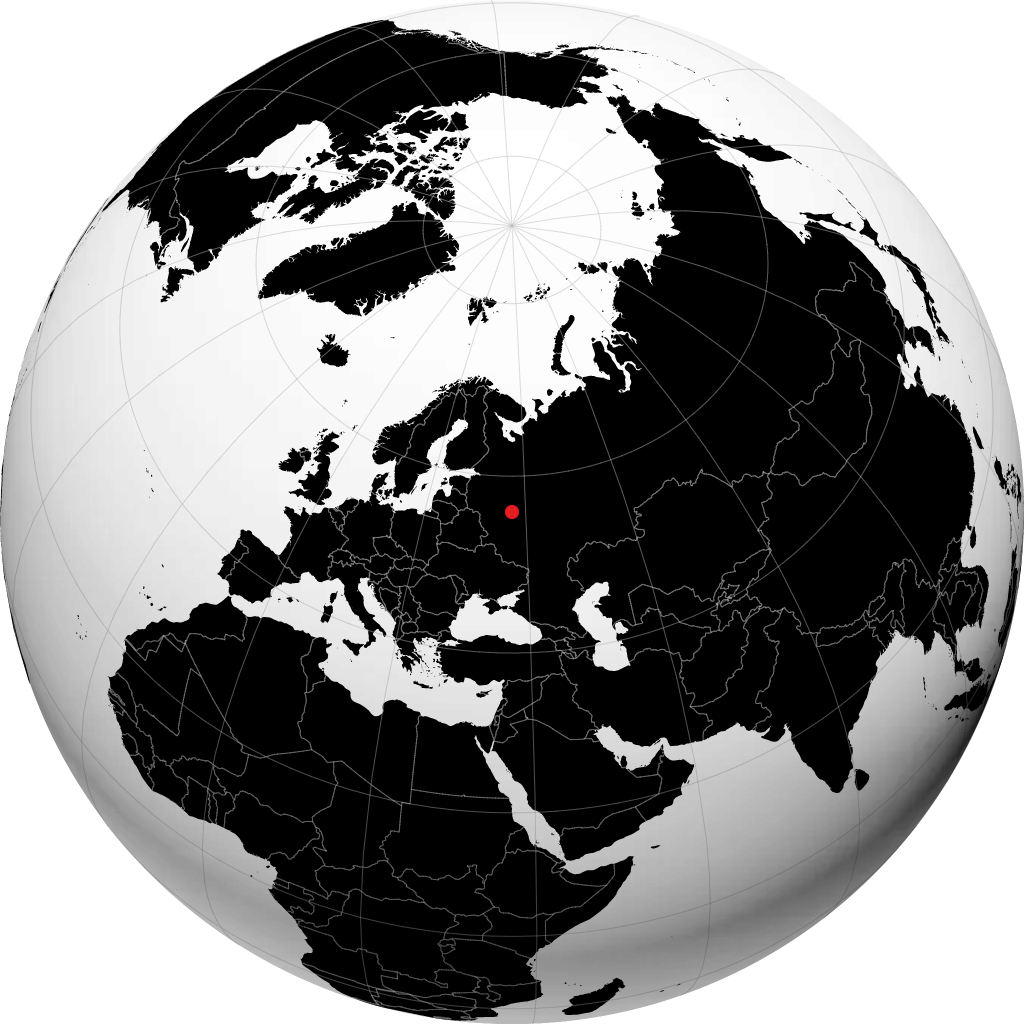 Zelenograd on the globe