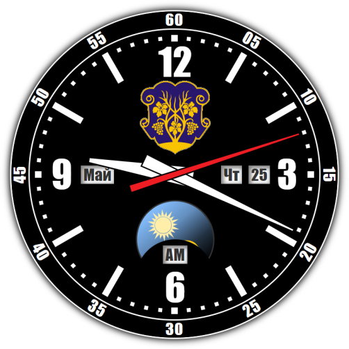 Uzhhorod — exact time with seconds online.